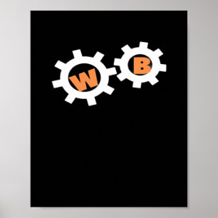 Poster Bestie de travail Meilleur travail Bestie Coworker