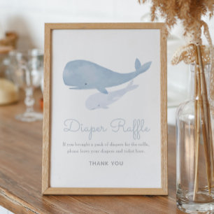 Poster Bétale sous le Baby shower de la mer Déchets Signe