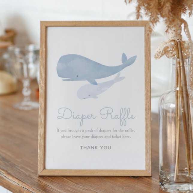 Poster Bétale sous le Baby shower de la mer Déchets Signe (Créateur téléchargé)
