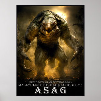Poster Bête antique & Créatures : Asag