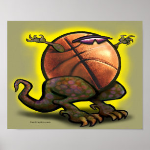 Poster Bête de basket