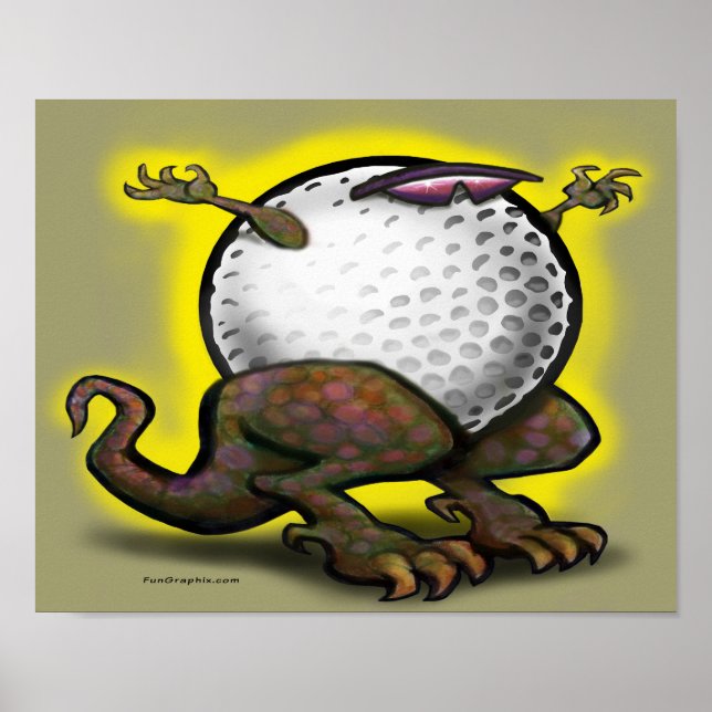 Poster Bête de golf (Devant)