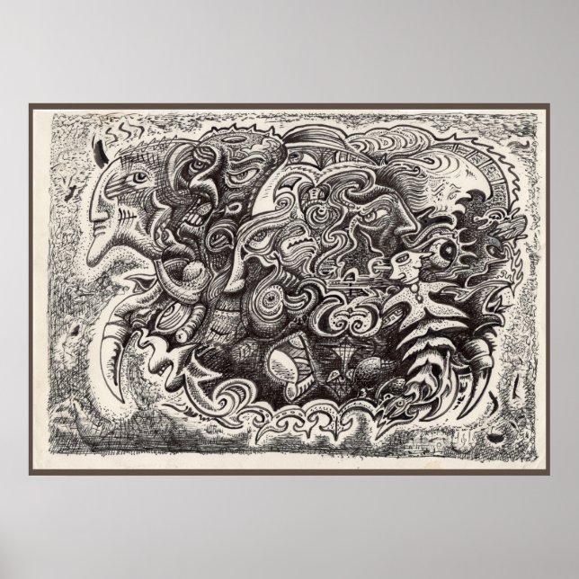Poster Bête hybride (Devant)