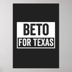 Poster beto for Texas