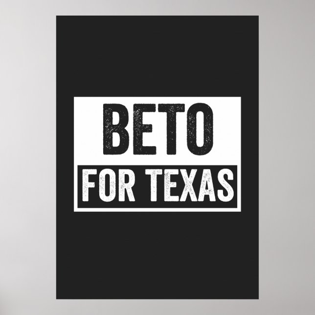 Poster beto for Texas (Devant)