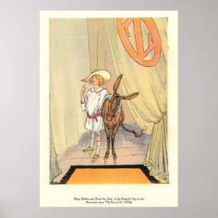Poster Betsy Bobbin et Hank the Mule dans Emerald City