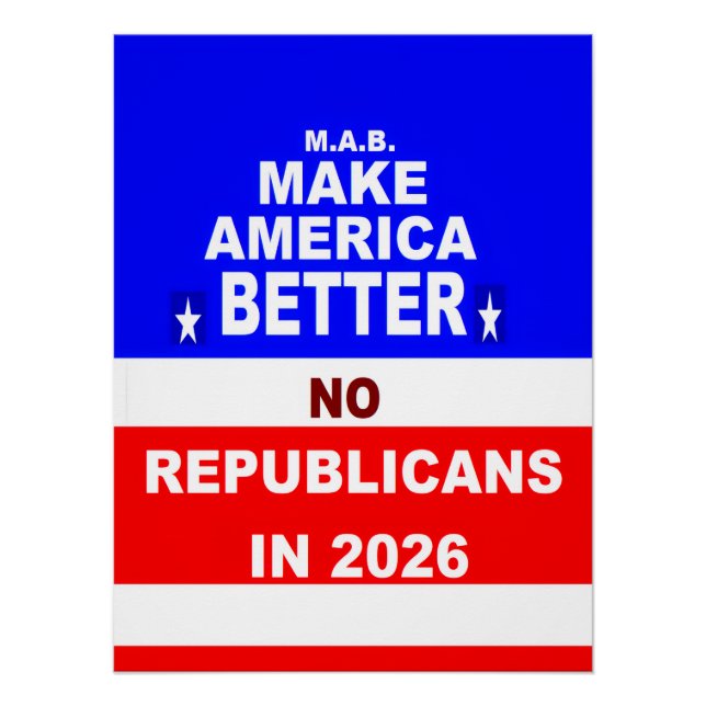 Poster Better America (Devant)