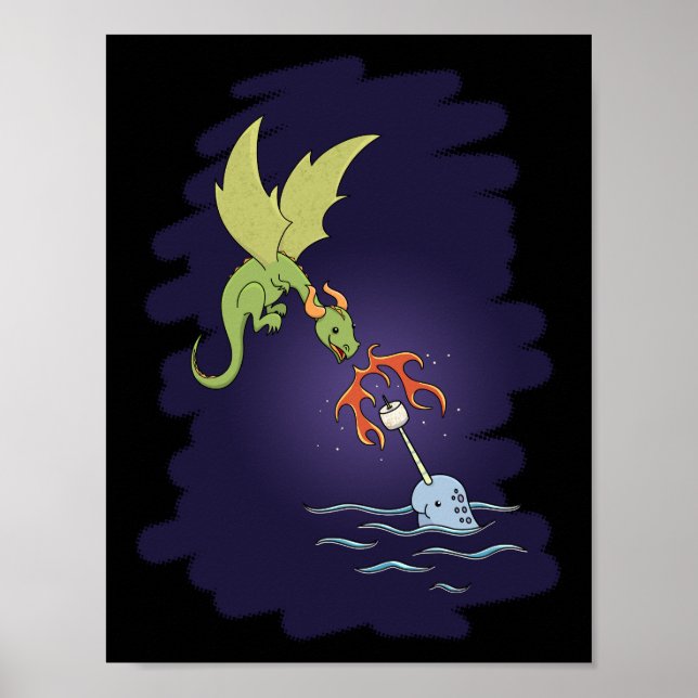 Poster Better Together - Narwhal et Dragon (Devant)