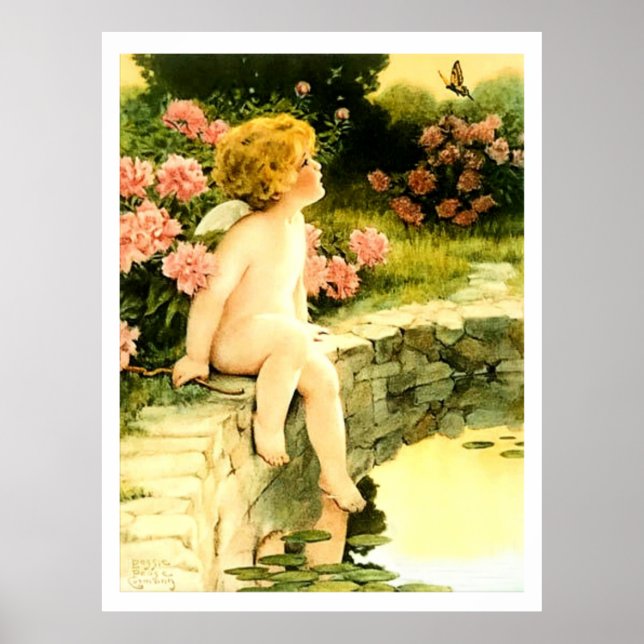 Poster BETTERFLY Bessie Pease Gutmann Art (Devant)