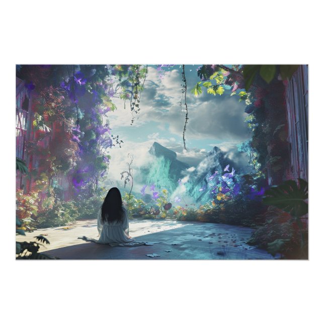 Poster Between Abstractions (Devant)