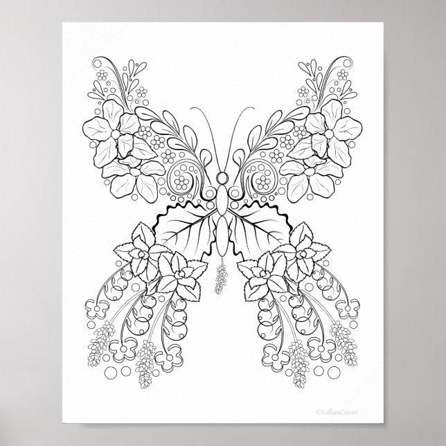 Poster Beurre #2 Couleur détaillée (Devant)