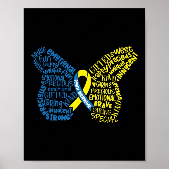 Poster Beurre spécial de sensibilisation au syndrome de D (Devant)