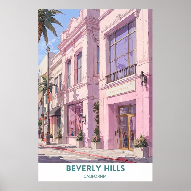 Poster Beverly Hills, Californie (Devant)