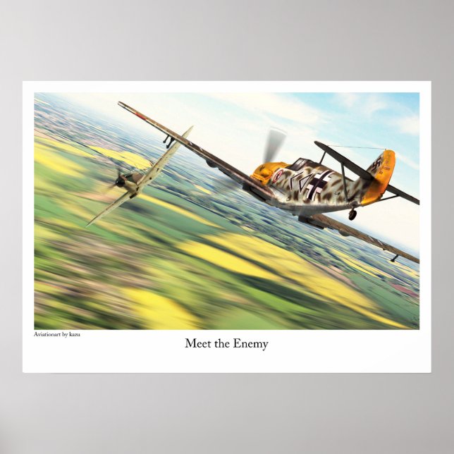 Poster Bf109E ポ ♥ タ  (Devant)