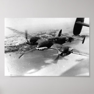 Poster Bf110 Zerstoerer - Bataille de Grande-Bretagne 194