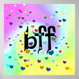 Poster bff ~ coeurs