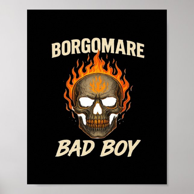 Poster Bgm Mauvais - Squelette Mains Coeur (Devant)