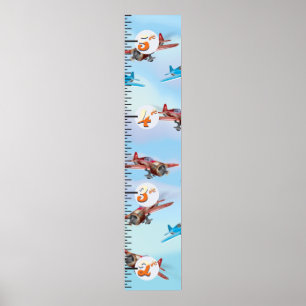 Poster Bi-Aircraft growth chart