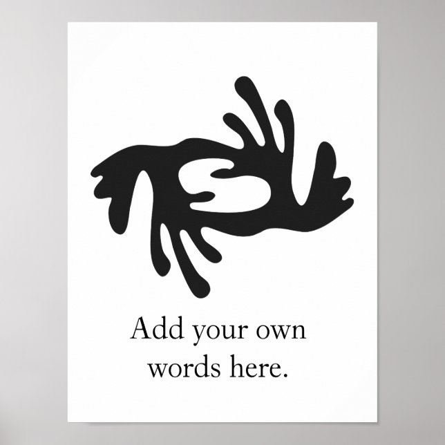 Poster BI NKA BI | Symbole de l'Harmonie, de la Paix, de  (Devant)