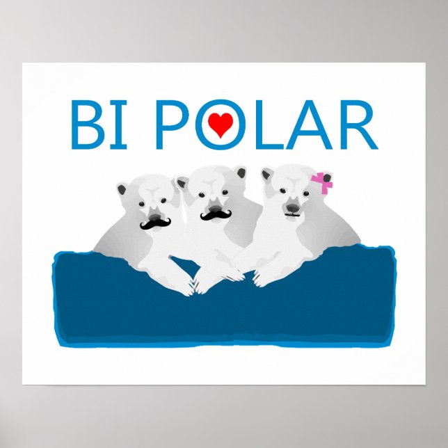Poster Bi Ours Polaires (Devant)