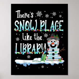 Poster Bibliothécaire Il n'y a pas d'endroit comme la bib