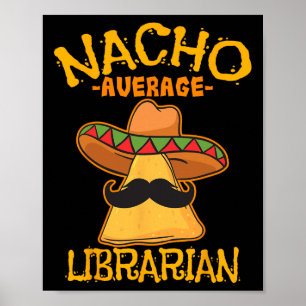 Poster Bibliothécaire moyenne Nacho Gardien de bibliothèq