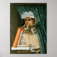 Bibliothécaire par Giuseppe Arcimboldo