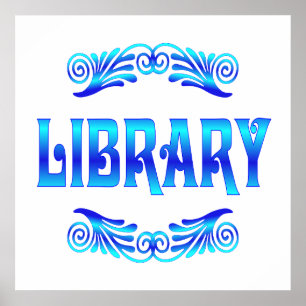 POSTER BIBLIOTHÈQUE
