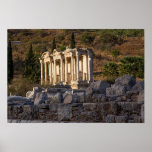 Poster Bibliothèque Des Ruines De Celsus