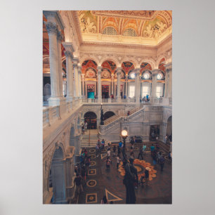 Poster Bibliothèque du Congrès des États-Unis