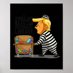 Poster Bibliothèque Funny Grey Clic Fit