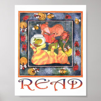 Poster Bibliothèque Lire l'affiche 08