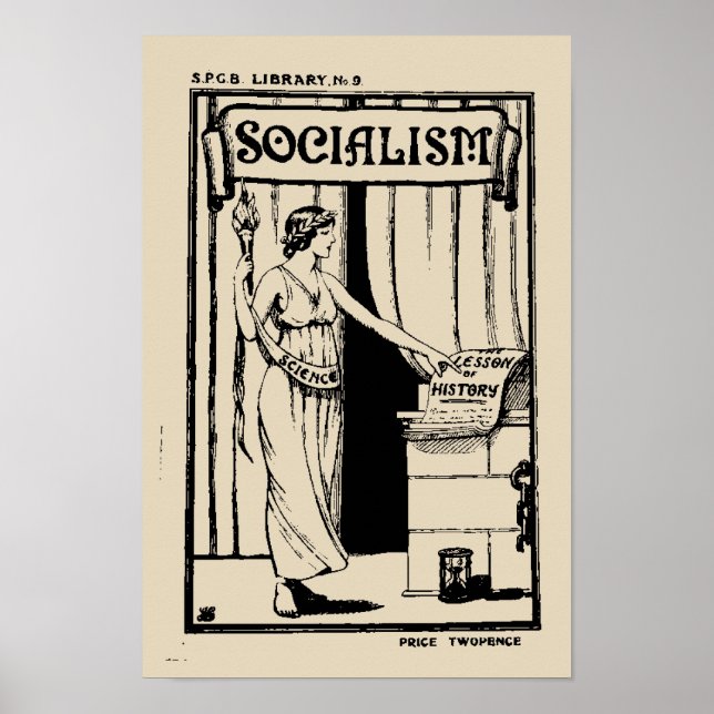 Poster Bibliothèque SPGB No 9 Socialism (1920) (Devant)
