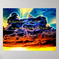 Biblique Électrifié Cumulus Nuages Skyscape