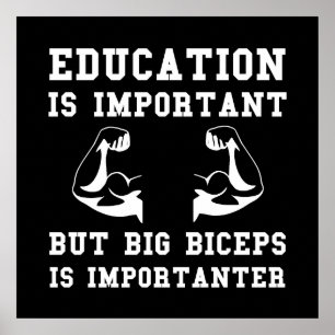 Poster Biceps importants