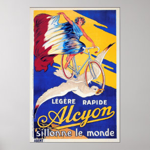 Poster BICYCLE À CYCLE Vintage
