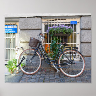 Poster Bicycle Parking Prohibited, Copenhagen, Denmark