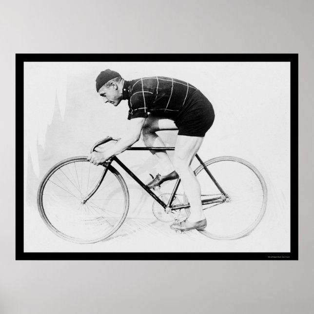 Poster Bicycle Racer, Norman Anderson 1914 (Devant)