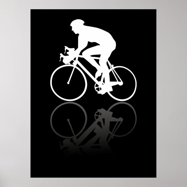 POSTER BICYCLISTE (Devant)