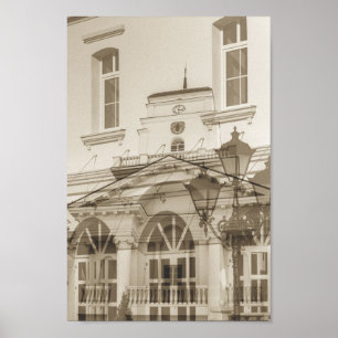 Poster BiélБ е л а р у ь с Minsk Grodno Street Architectu