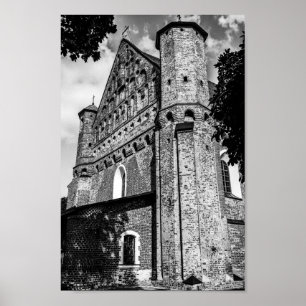 Poster Biélorussie Беларусь Église de Synkavichy Architec