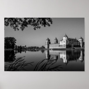 Poster Biélorussie Беларусь Mir Castle Мирский Замок Affi