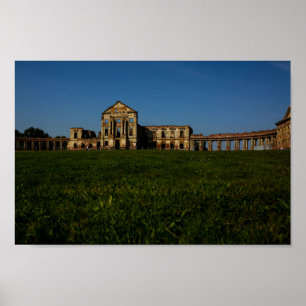 Poster Biélorussie Беларусь Palais de Ruzhany Château