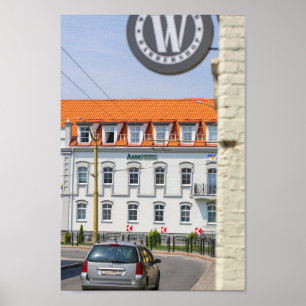 Poster Biélorussie Grodno Cityscape