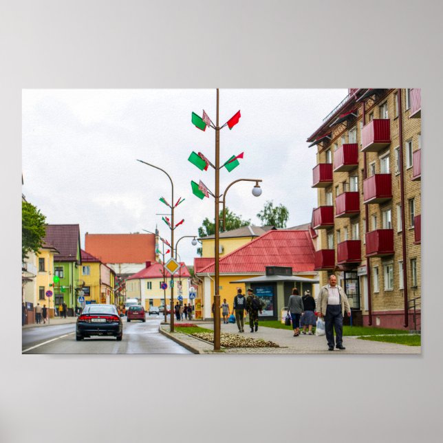 Poster Biélorussie Slonim Ville Vue ville Architecture (Devant)