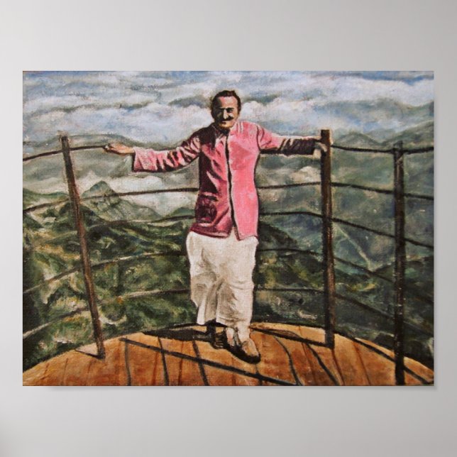 Poster Bien-aimé Meher Baba (Devant)