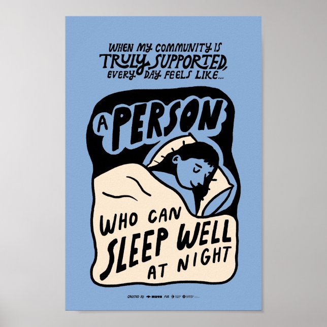 Poster Bien dormir (Devant)