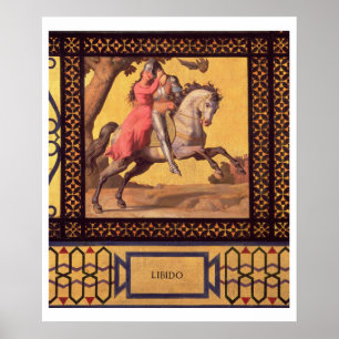 Poster Bien et mal : Libido, 1832 (détail de 89709) (huil