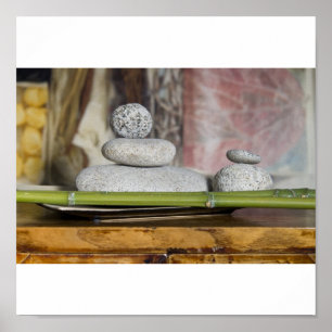 Poster Bien-être - Steine