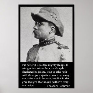 Poster Bien meilleur il est d'oser des choses puissantes